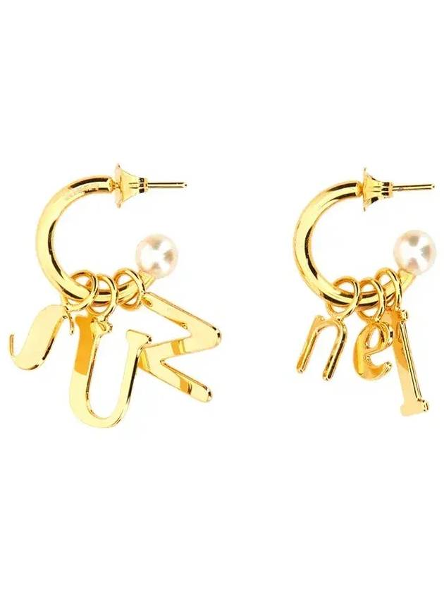 Sunnei 로고 참 귀걸이 MACCWJEW021MET007_0022