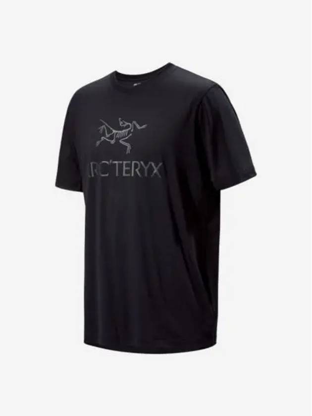 아크테릭스 아크워드 로고 SS 티셔츠 블랙 Arc'teryx Arc'word Logo SS T Shirt Black