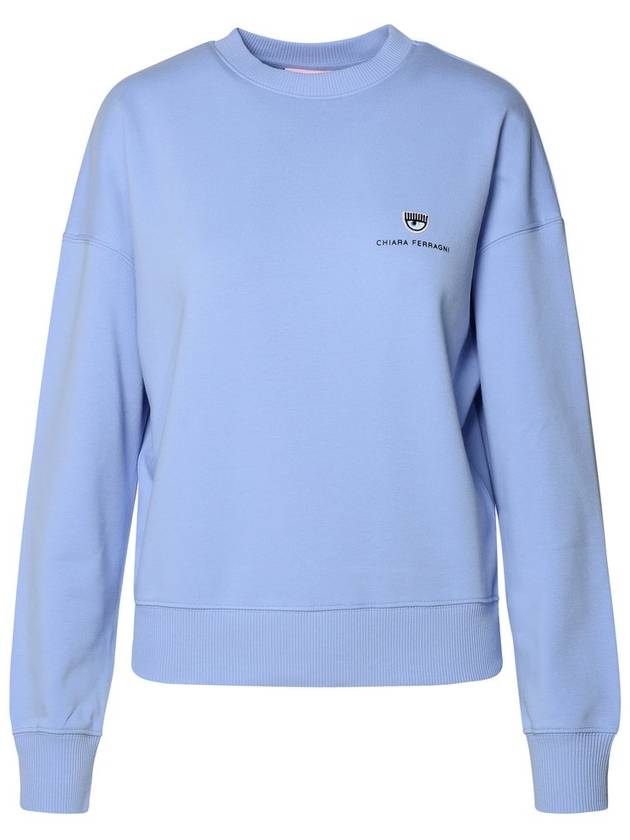 Chiara Ferragni 아이라이크 모티프 드롭 숄더 스웨트셔츠