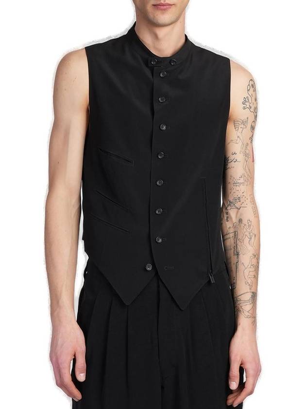요지 야마모토 버튼 웨이스트코트