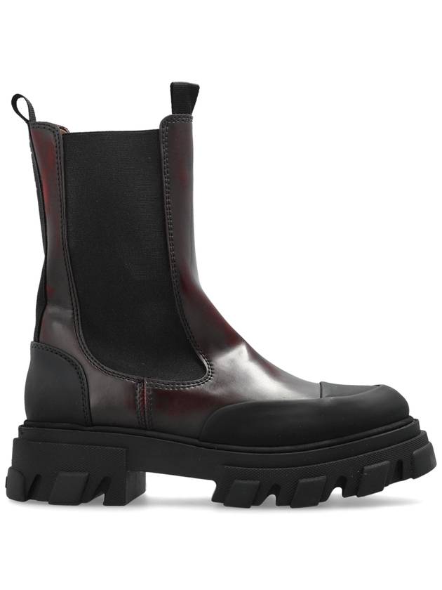 Ganni Chelsea Boots Made Of Eco Leather  Women's  Burgundy