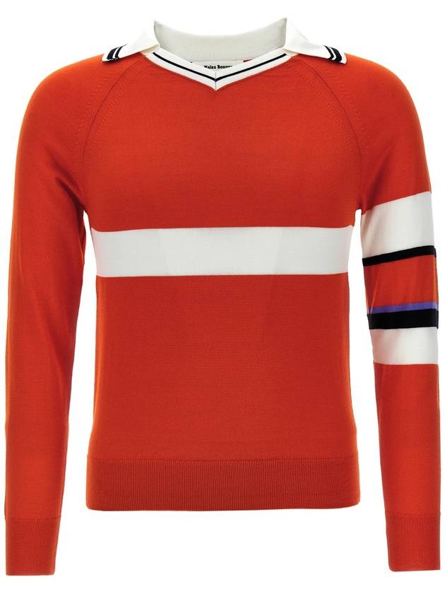 WALES BONNER WA24KN23WO07349 & 39 Calm& 39 스웨터