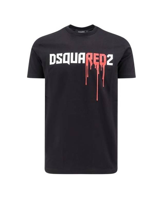 24FW 디스퀘어드2 반팔 티셔츠 S74GD1328S23009 900 Black