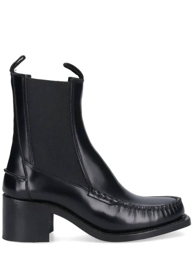 Hereu 스퀘어 토 슬립온 부츠 WFALDH_BLACK