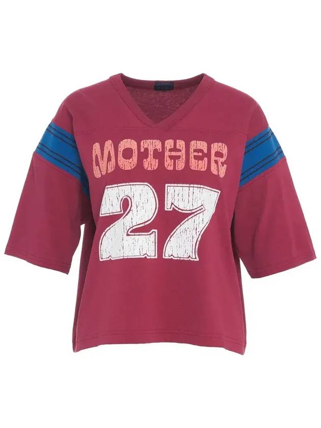 Mother The Blitz 로고 프린트 크루넥 티셔츠 81241574A_MTW