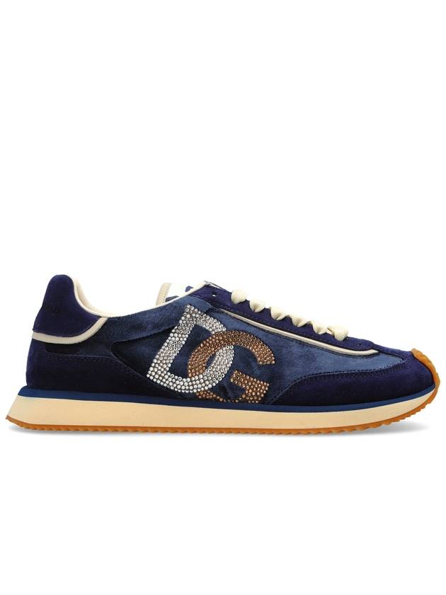 Dolce & Gabbana Sports Shoes With Shimmering Appliqu?s  Women's  Navy Blue
