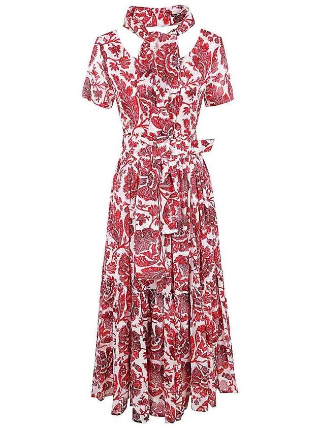 Samantha Sung Melanie Short Sleeves Boat Neck Midi