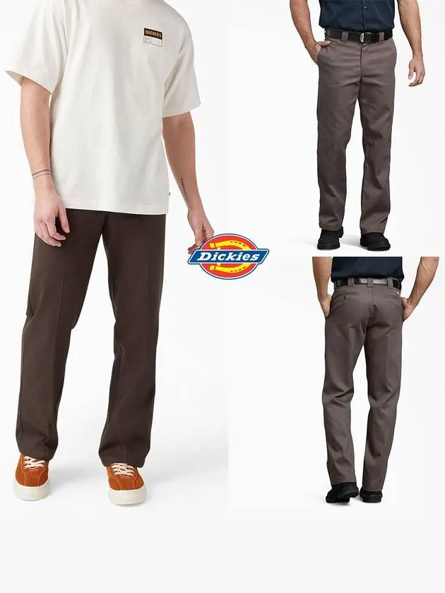 디키즈 바지 874 플렉스 워크 남자 팬츠 브라운 DICKIE 딕키즈 미국