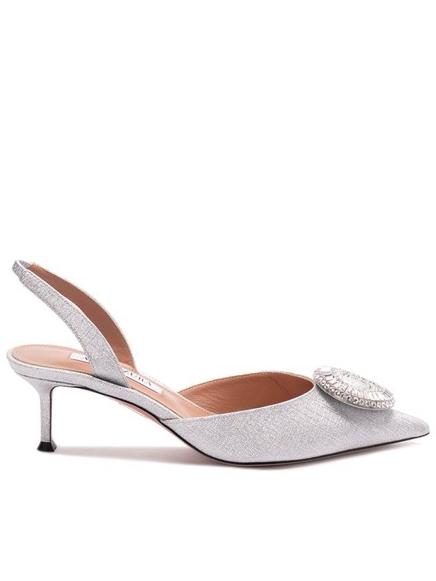 Aquazzura `Crystal Hoop Sling 50`