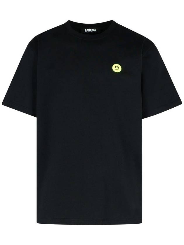 Barrow Black Cotton Orso T-Shirt