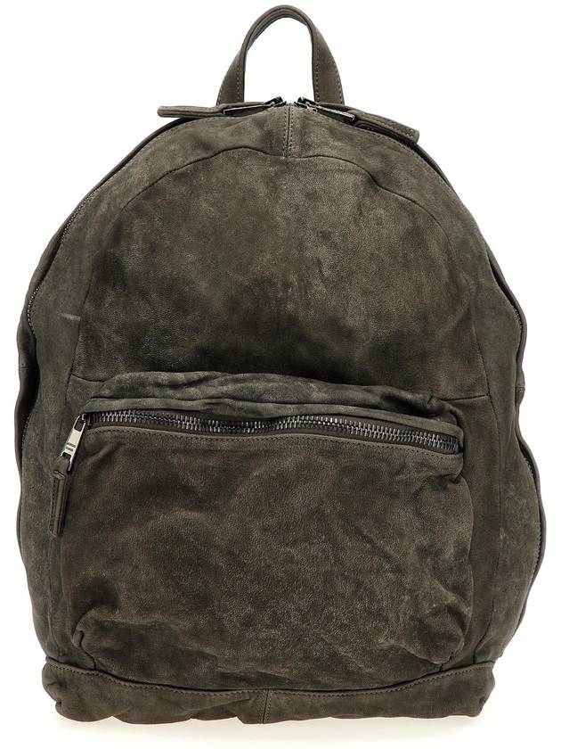 조르지오 브라토 Leather backpack BS25S2401VBRUSHORIGANO