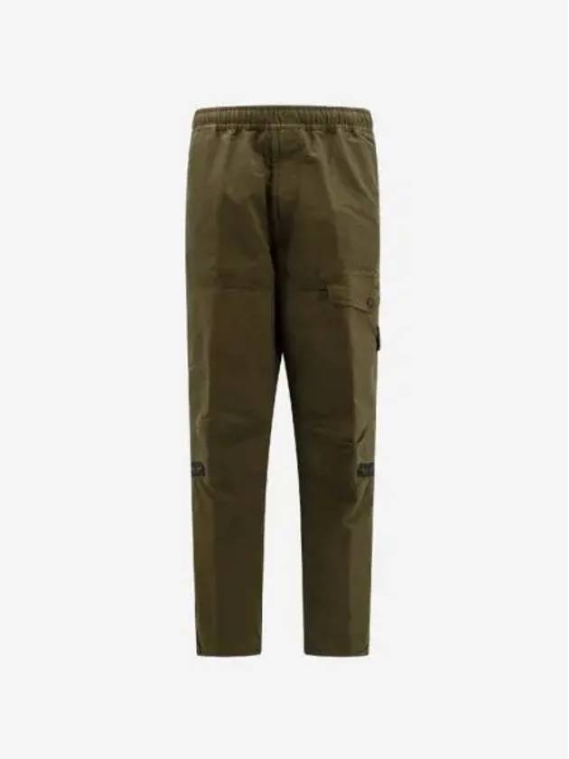 스톤 아일랜드 31412 코튼 립스탑 가먼트 다이드 카고 팬츠 올리브 그린 23FW Stone Island 31412 Cotton Ripstop Garment Dyed Cargo Pants Olive Green 23FW