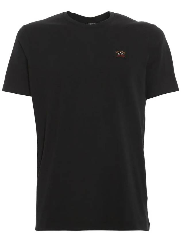 Paul & Shark 로고 패치 라운드 넥 티셔츠 C0P1002_011