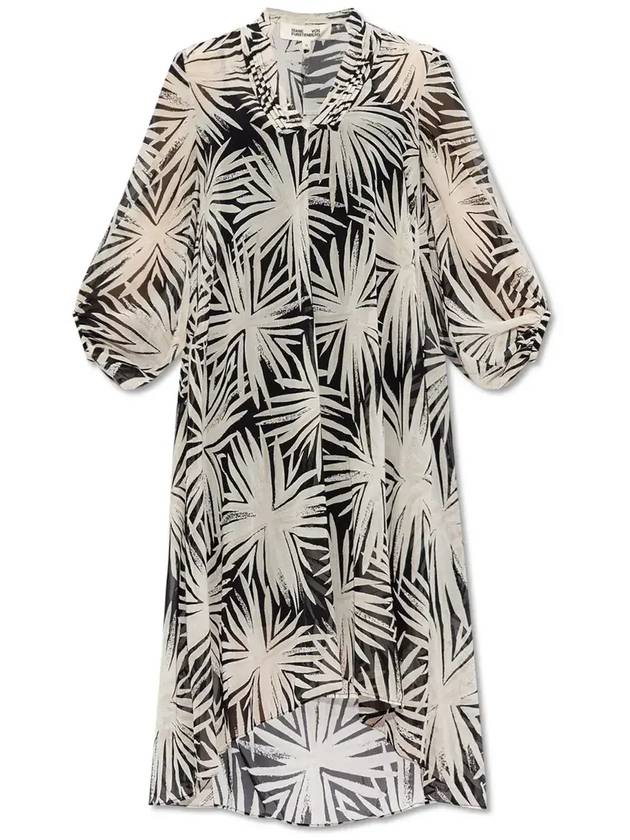 Diane von Furstenberg 플로럴 패턴 드레스 DVFDL2S0070_SHBLG
