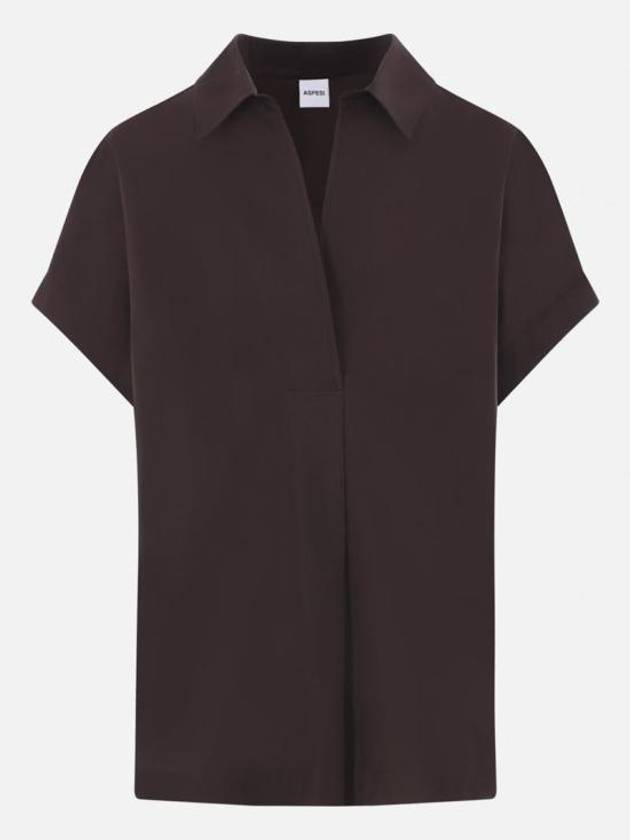 아스페시 긴팔 티셔츠 5654D30785331 BROWN