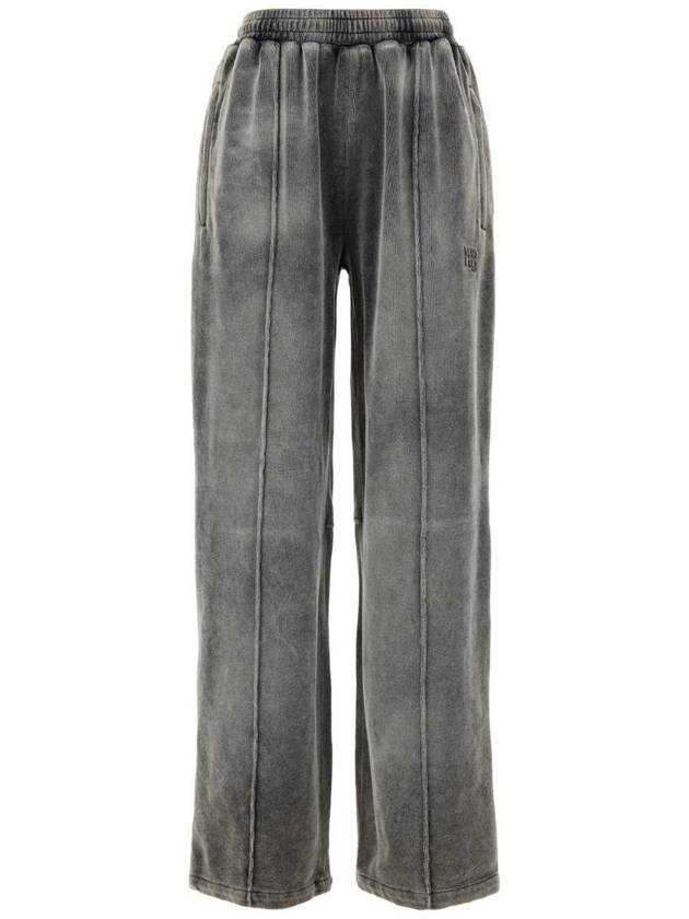 T BY ALEXANDER WANG Grey terry fabric joggers 4CC1254408 053B