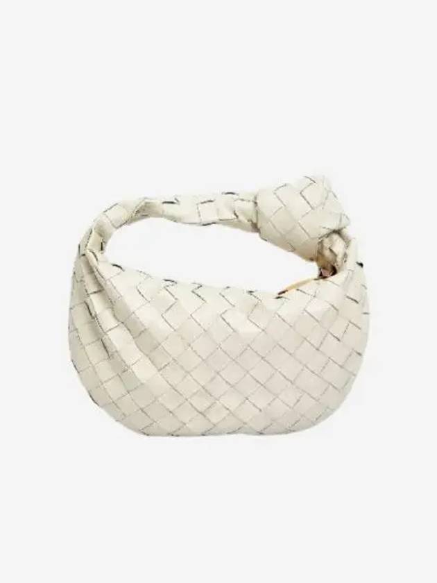 보테가 베네타 미니 레더 조디백 화이트 Bottega Veneta Mini Leather Jodie White