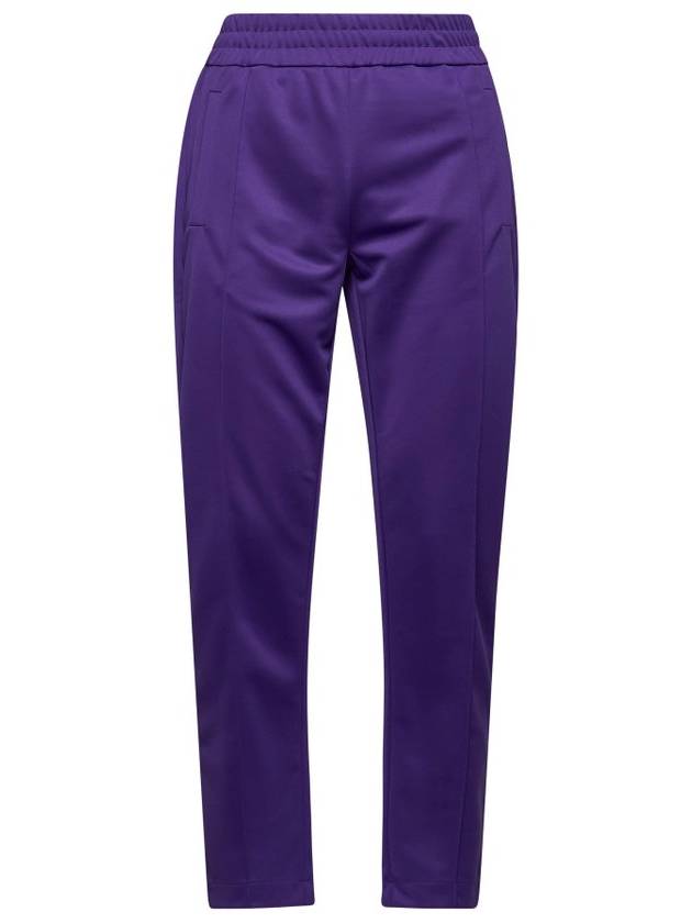 Palm Angels 커브 로고 프린트 스웨트 팬츠