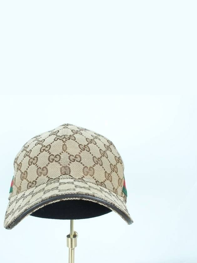 구찌 웹 오리지널 GG 캔버스 볼캡