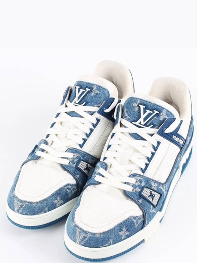 루이비통 LV 데님 트레이너 스니커즈 7 260