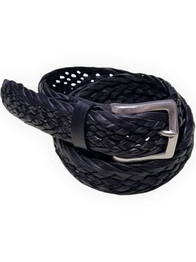 오르치아니 마스큘린 브레이디드 벨트 U08259_NERO