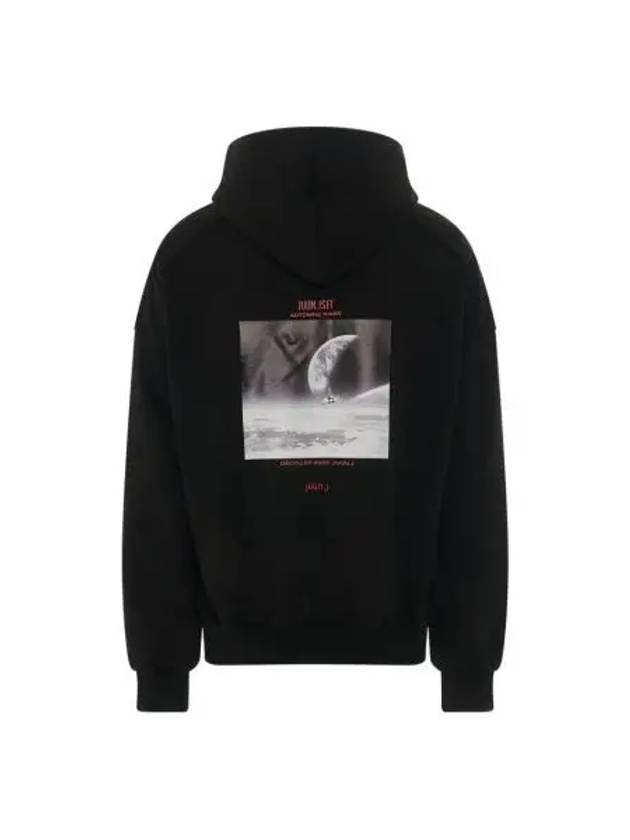 준지 메인 그래픽 오버핏 후드 스웨트셔츠 블랙 22FW Juun.J Main Graphic Overfit Hooded Sweatshirt Black 22FW