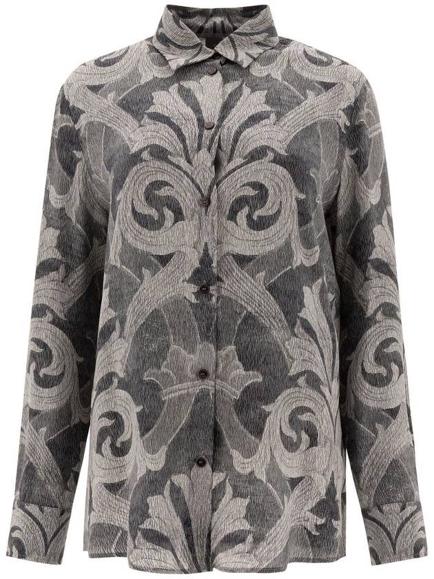 24FW Etro 프린트 실크 셔츠 WRIA0013 AK548X0832