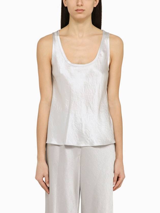 Vince Pearl grey acetate tank top