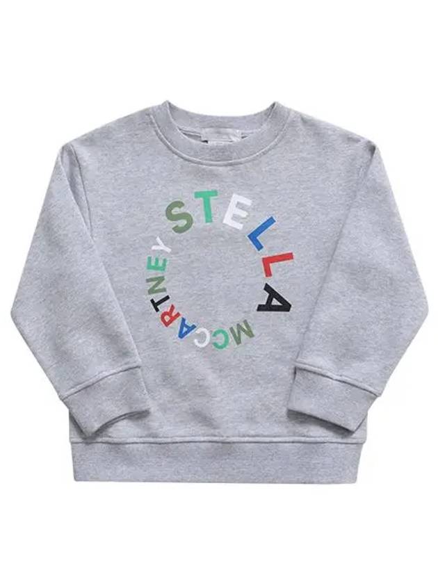 스텔라매카트니 STELLAMCCARTNEY TT4R60 Z0453 905 원형 로고 프린트 주니어 맨투맨