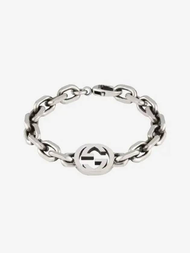 구찌 인터로킹 G 브레이슬릿 실버 Gucci Interlocking G Bracelet Silver
