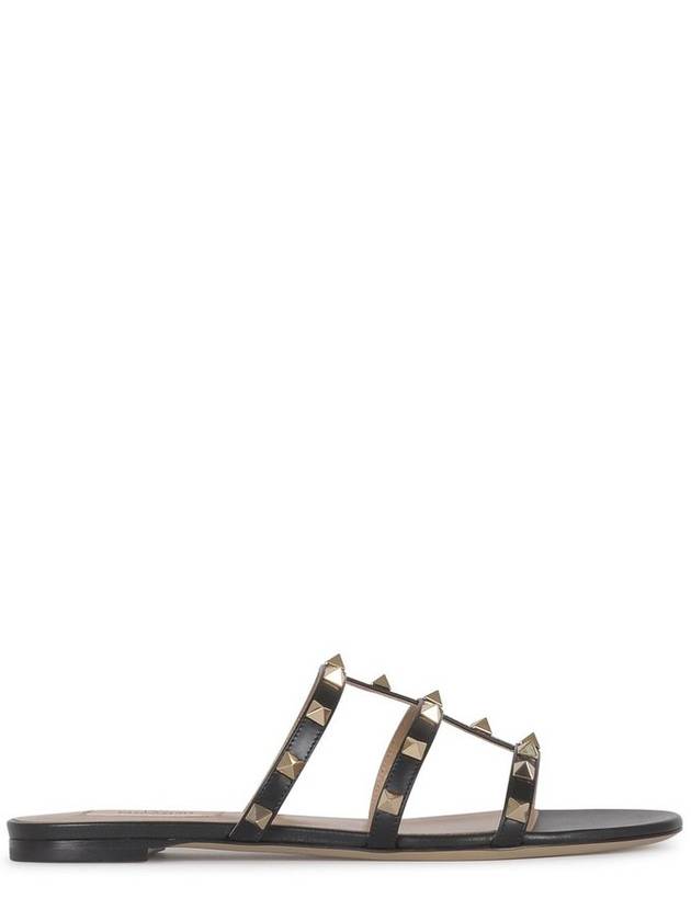 Valentino Garavani 락스터드 슬립온 플랫 샌들