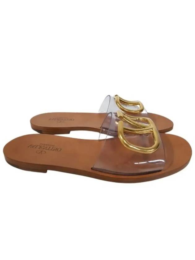 발렌티노 S0L42 ECG 0MU 버클 샌들 브라운 VALENTINO