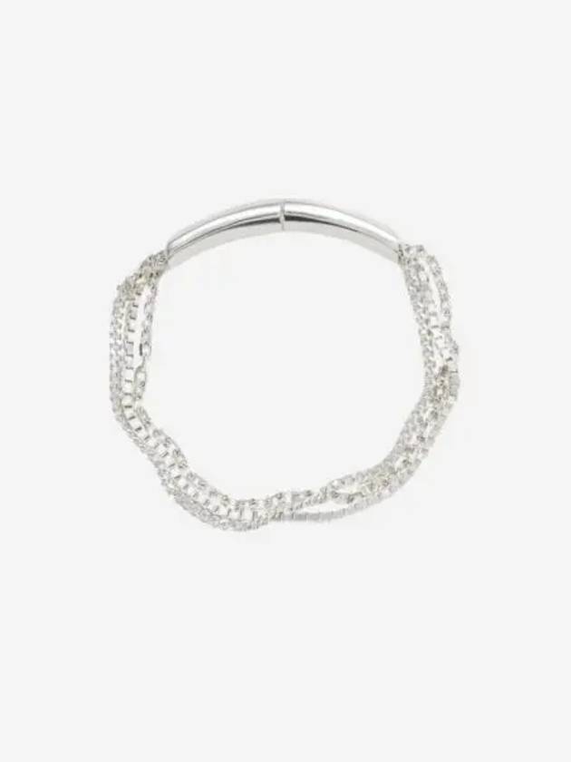보테가 베네타 디테일 체인 브레이슬릿 실버 Bottega Veneta Detail Chain Bracelet Silver