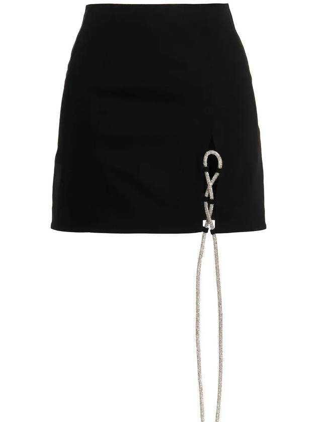 Giuseppe Di Morabito 체인 장식 미니 스커트 084SK216_10