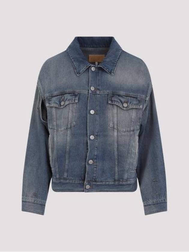 25SS MM6 메종마르지엘라 데님 자켓 S52AM0319 M30017 994 GREY BLUE