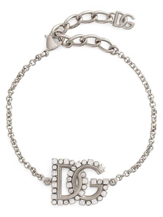 돌체앤가바나 DG 로고 파인 링크 브레이슬릿 WBR2L4W1111
