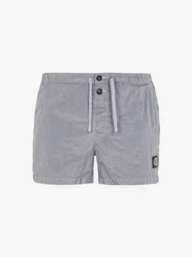 스톤 아일랜드 B0643 나일론 메탈 스위밍 트렁크 스카이 블루 24SS Stone Island B0643 Nylon Metal Swimming Trunk Sky Blue 24SS