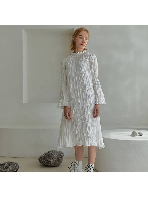 티나블러썸 브람스 W 롱 원피스 화이트