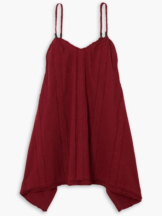 NB07 카라바나 여성 원피스 Chi frayed cotton gauze mini dress 1647597353076512