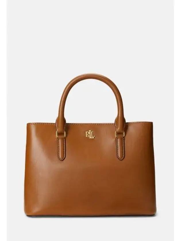 로렌 랄프로렌 MARCY 사첼백 스몰 핸드백 tan 268018