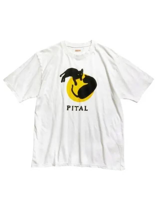 캐피탈 20 천축 크루 티셔츠 화이트 Kapital 20 Tenjiku Crew T Shirt White