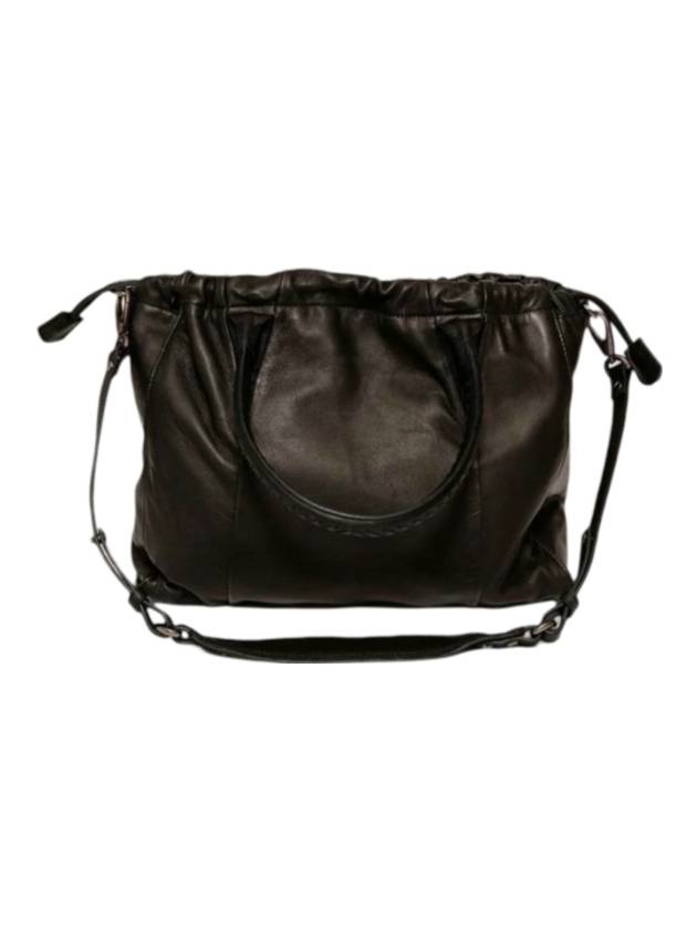 조르지오 브라토 레더 토트 백 블랙