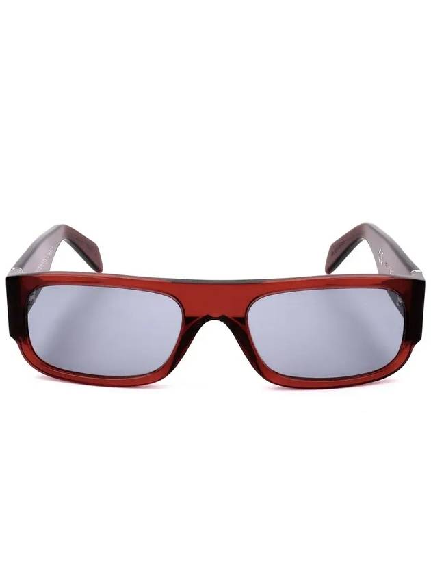 레트로슈퍼퓨처 스마일 스퀘어 프레임 선글라스 SMILEBURGUNDY_JIB