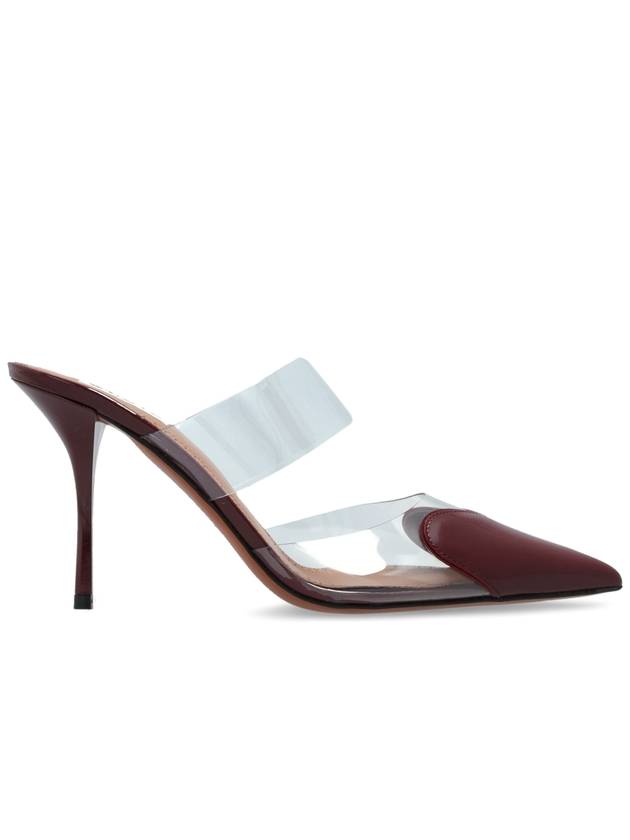 Ala?a Heeled Mules Women's Burgundy