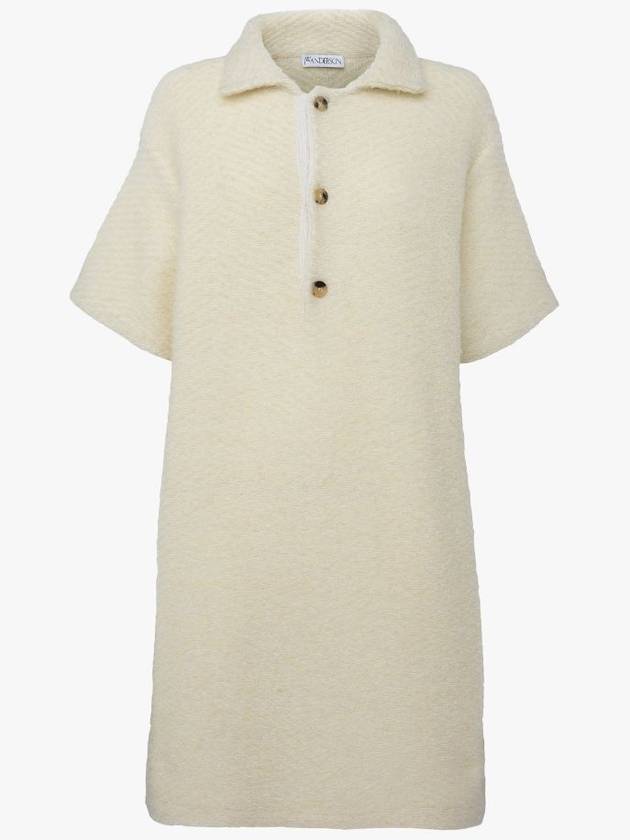 JW Anderson KNITTED MINI POLO DRESS