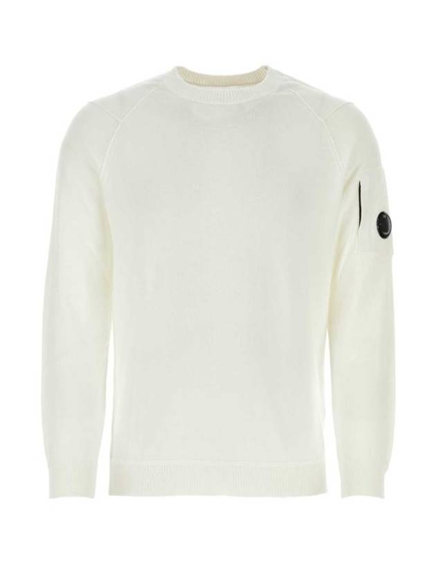 CP컴퍼니 씨 아일랜드 렌즈 니트탑 화이트