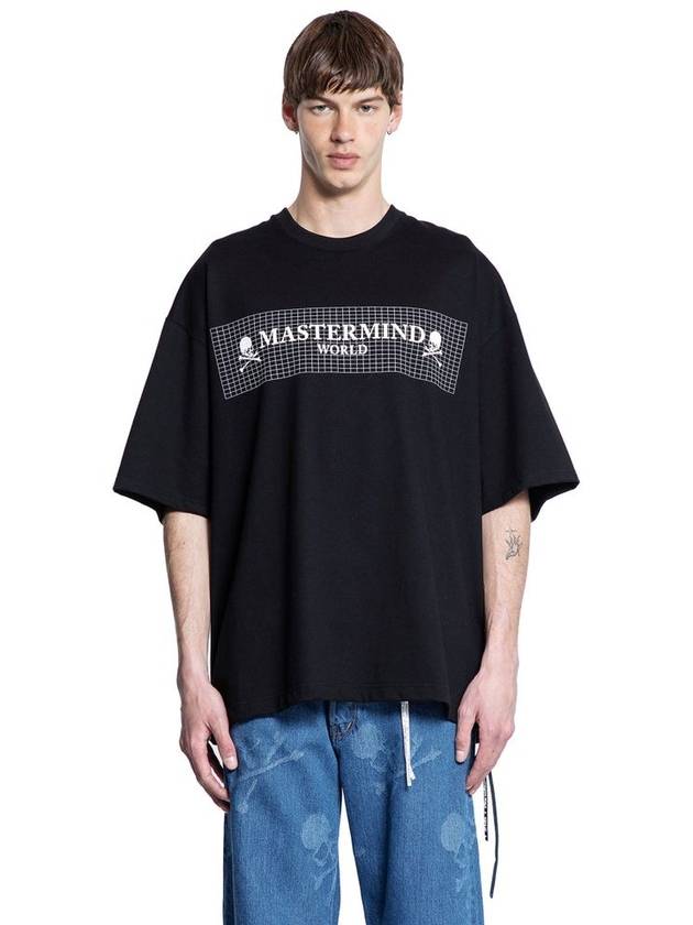 MASTERMIND WORLD MAN BLACK T-SHIRTS & TANK TOPS