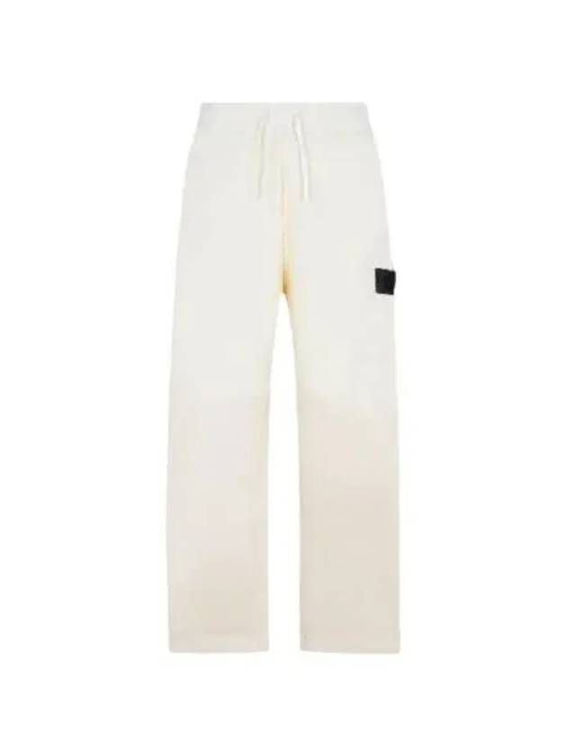 스톤 아일랜드 쉐도우 프로젝트 60319 코튼 플리스 스웨트팬츠 크림 23SS Stone Island Shadow Project 60319 Cotton Fleece Sweatpants Cream 23SS
