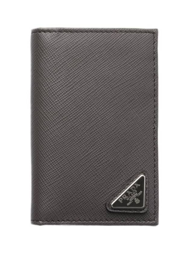 프라다 사피아노 레더 카드 홀더 스모키 그레이 2MC101 QHH F0170