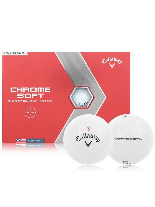캘러웨이 CHROME SOFT 3피스 골프공
